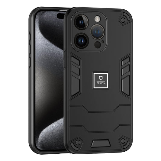 iPhone 14 Pro 2 in 1 Shockproof, Lightweight Phone Case with TPU+PC Material, Fashionable Design, and Precise Cut-outs
