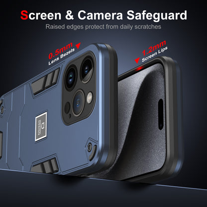 iPhone 14 Pro Max 2 in 1 Shockproof, Lightweight Phone Case with TPU+PC Material, Fashionable Design, and Precise Cut-outs