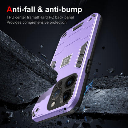 iPhone 14 Pro Max 2 in 1 Shockproof, Lightweight Phone Case with TPU+PC Material, Fashionable Design, and Precise Cut-outs