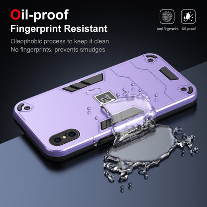 iPhone XS Max 2 in 1 Shockproof, Lightweight Phone Case with TPU+PC Material, Fashionable Design, and Precise Cut-outs