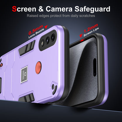 Motorola Moto E7 Power 2 in 1 Shockproof, Lightweight Phone Case with TPU+PC Material, Fashionable Design, and Precise Cut-outs