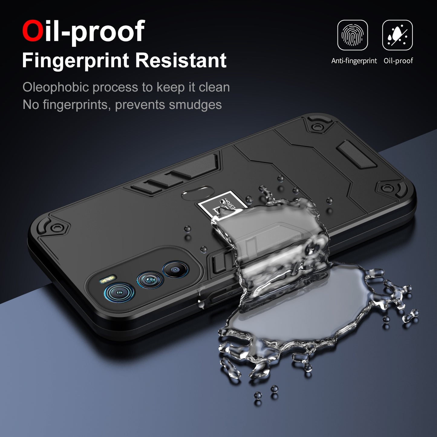 Motorola Edge 30 2 in 1 Shockproof, Lightweight Phone Case with TPU+PC Material, Fashionable Design, and Precise Cut-outs