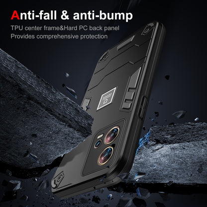 Motorola Edge 30 Fusion 2 in 1 Shockproof, Lightweight Phone Case with TPU+PC Material, Fashionable Design, and Precise Cut-outs