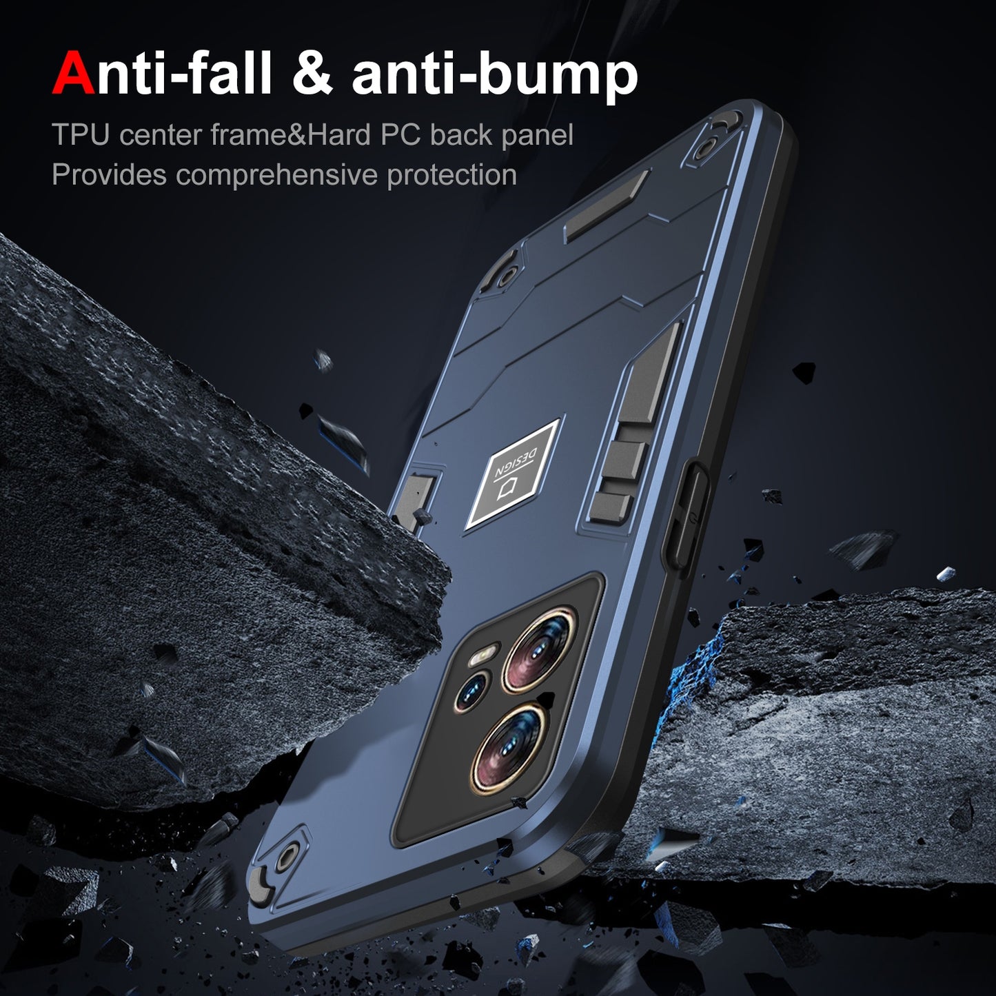 Motorola Edge 30 Fusion 2 in 1 Shockproof, Lightweight Phone Case with TPU+PC Material, Fashionable Design, and Precise Cut-outs