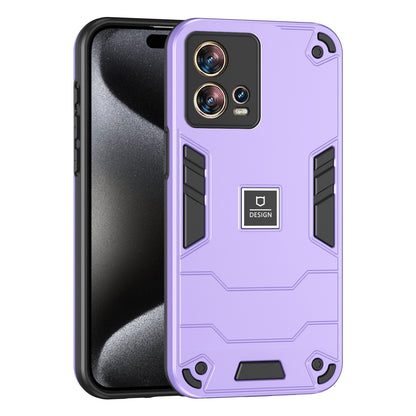 Motorola Edge 30 Fusion 2 in 1 Shockproof, Lightweight Phone Case with TPU+PC Material, Fashionable Design, and Precise Cut-outs