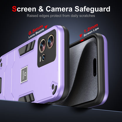 Motorola Edge 30 Fusion 2 in 1 Shockproof, Lightweight Phone Case with TPU+PC Material, Fashionable Design, and Precise Cut-outs