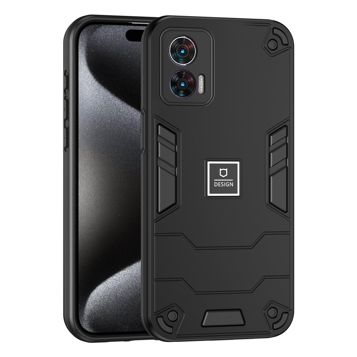 Motorola Edge 30 Neo 2 in 1 Shockproof, Lightweight Phone Case with TPU+PC Material, Fashionable Design, and Precise Cut-outs