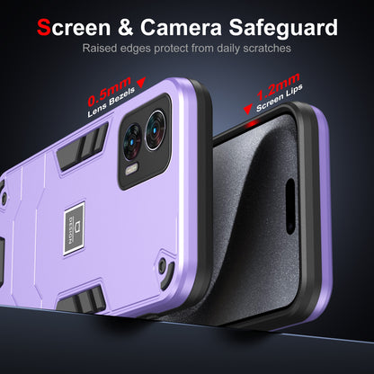Motorola Edge 30 Neo 2 in 1 Shockproof, Lightweight Phone Case with TPU+PC Material, Fashionable Design, and Precise Cut-outs