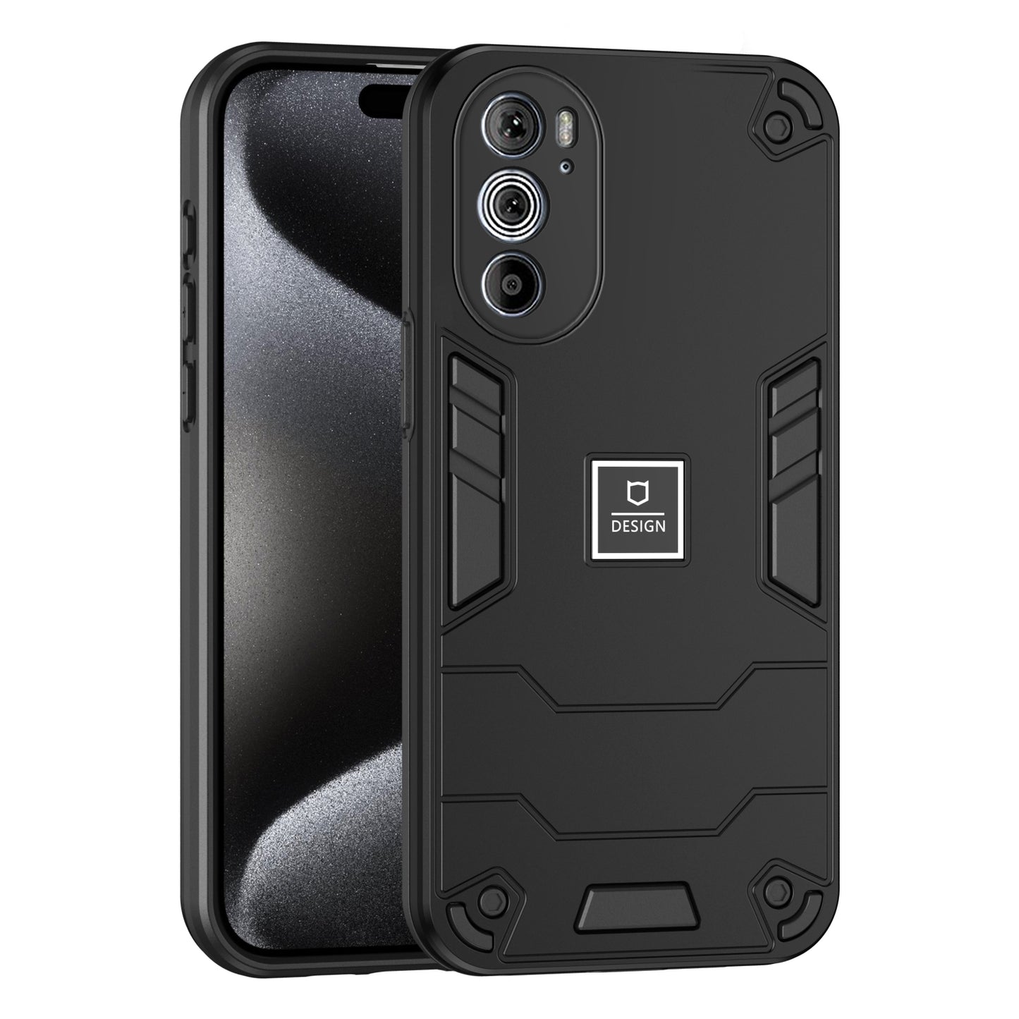 Motorola Edge 30 Pro 2 in 1 Shockproof, Lightweight Phone Case with TPU+PC Material, Fashionable Design, and Precise Cut-outs