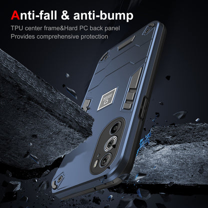 Motorola Edge 30 Pro 2 in 1 Shockproof, Lightweight Phone Case with TPU+PC Material, Fashionable Design, and Precise Cut-outs