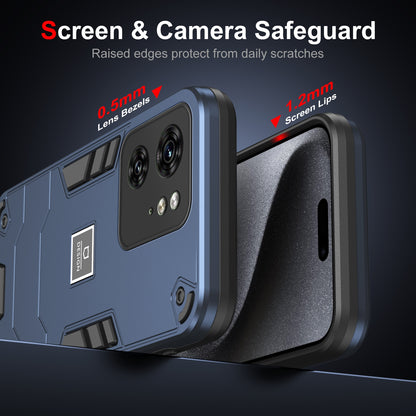 Motorola Edge 40 2 in 1 Shockproof, Lightweight Phone Case with TPU+PC Material, Fashionable Design, and Precise Cut-outs