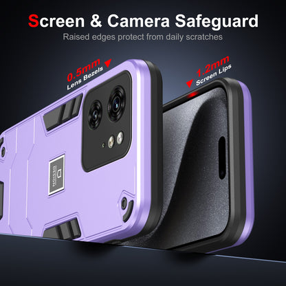 Motorola Edge 40 2 in 1 Shockproof, Lightweight Phone Case with TPU+PC Material, Fashionable Design, and Precise Cut-outs