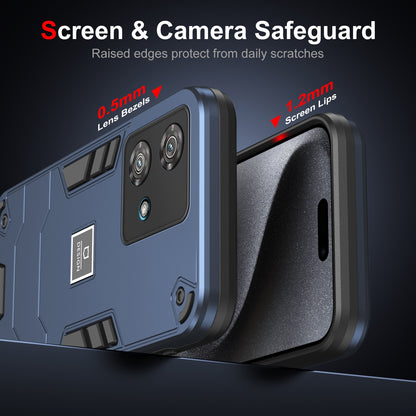 Motorola Edge 40 Neo 2 in 1 Shockproof, Lightweight Phone Case with TPU+PC Material, Fashionable Design, and Precise Cut-outs