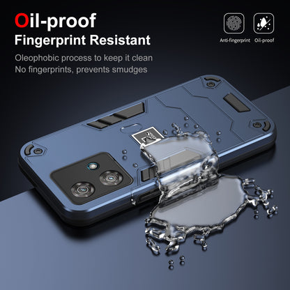 Motorola Edge 40 Neo 2 in 1 Shockproof, Lightweight Phone Case with TPU+PC Material, Fashionable Design, and Precise Cut-outs