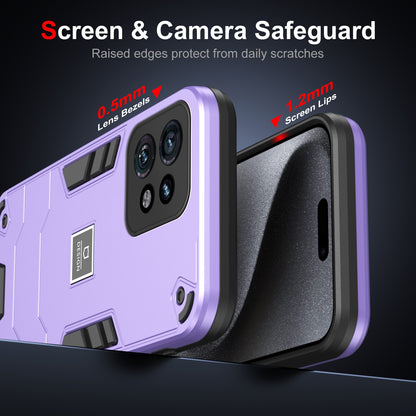 Motorola Edge 40 Pro 2 in 1 Shockproof, Lightweight Phone Case with TPU+PC Material, Fashionable Design, and Precise Cut-outs