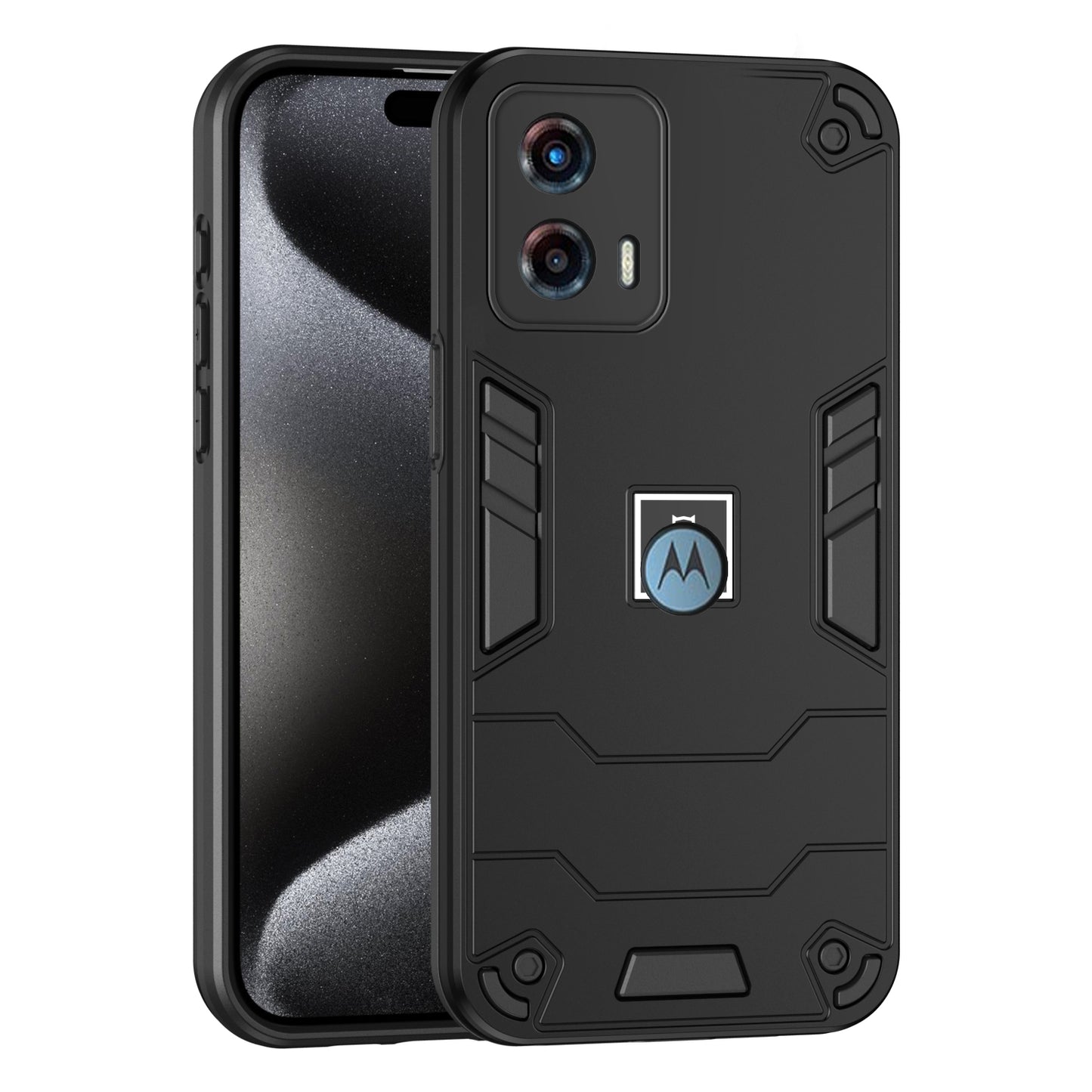 Motorola Moto G 2023 2 in 1 Shockproof, Lightweight Phone Case with TPU+PC Material, Fashionable Design, and Precise Cut-outs