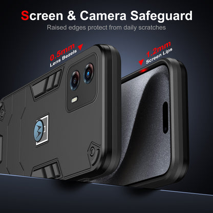 Motorola Moto G 2023 2 in 1 Shockproof, Lightweight Phone Case with TPU+PC Material, Fashionable Design, and Precise Cut-outs
