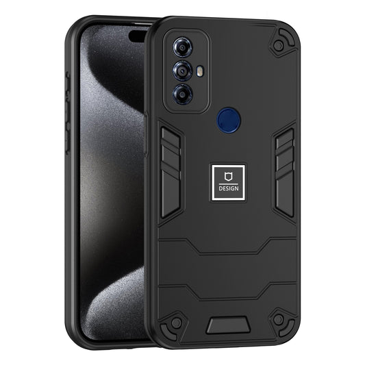 Motorola Moto G Play 2023 2 in 1 Shockproof, Lightweight Phone Case with TPU+PC Material, Fashionable Design, and Precise Cut-outs