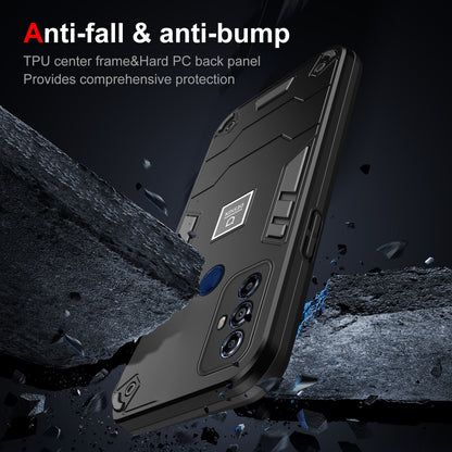 Motorola Moto G Play 2023 2 in 1 Shockproof, Lightweight Phone Case with TPU+PC Material, Fashionable Design, and Precise Cut-outs