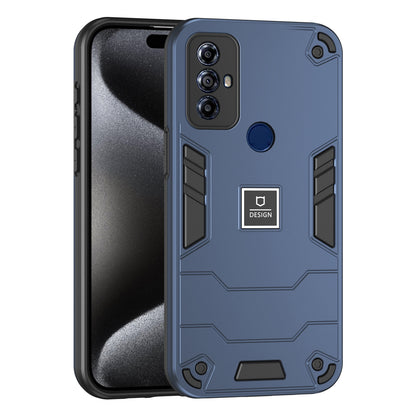 Motorola Moto G Play 2023 2 in 1 Shockproof, Lightweight Phone Case with TPU+PC Material, Fashionable Design, and Precise Cut-outs
