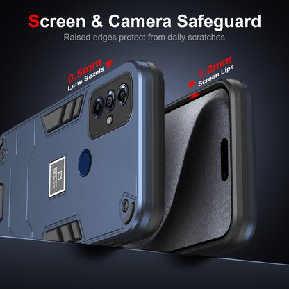 Motorola Moto G Play 2023 2 in 1 Shockproof, Lightweight Phone Case with TPU+PC Material, Fashionable Design, and Precise Cut-outs