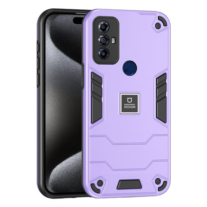 Motorola Moto G Play 2023 2 in 1 Shockproof, Lightweight Phone Case with TPU+PC Material, Fashionable Design, and Precise Cut-outs