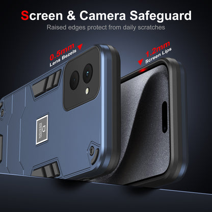 Motorola Moto G Power 2024 2 in 1 Shockproof, Lightweight Phone Case with TPU+PC Material, Fashionable Design, and Precise Cut-outs