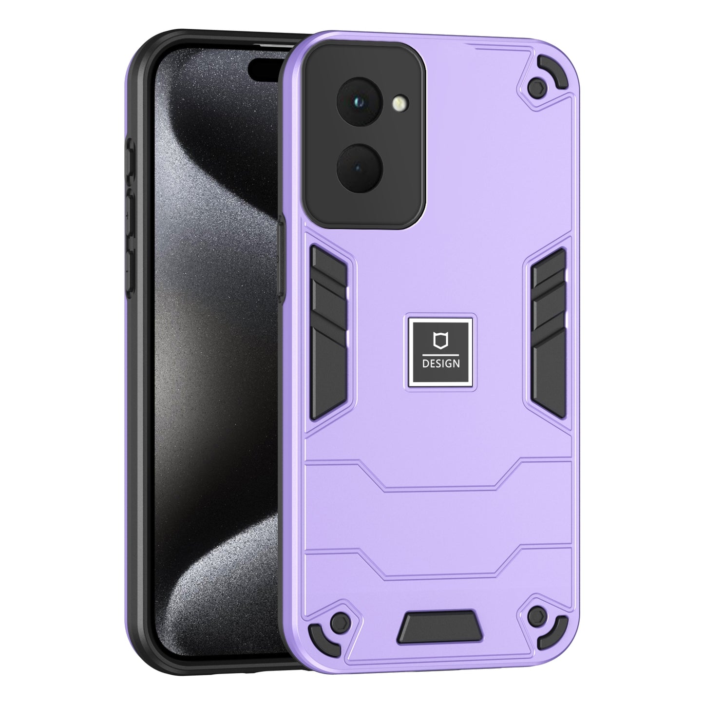 Motorola Moto G Power 2024 2 in 1 Shockproof, Lightweight Phone Case with TPU+PC Material, Fashionable Design, and Precise Cut-outs
