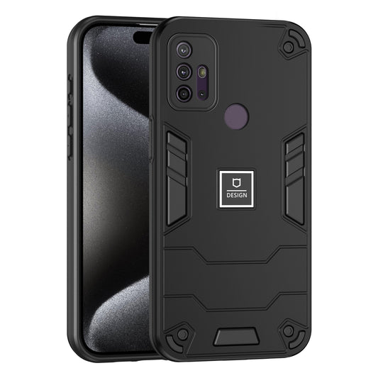 Motorola Moto G10 2 in 1 Shockproof, Lightweight Phone Case with TPU+PC Material, Fashionable Design, and Precise Cut-outs