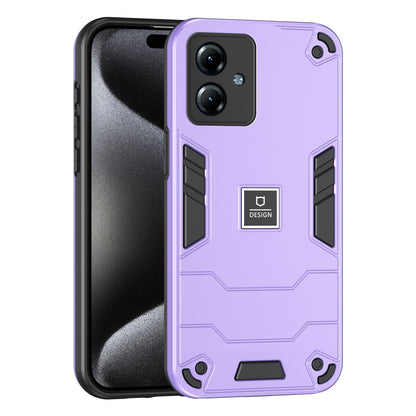 Motorola Moto G14 2 in 1 Shockproof, Lightweight Phone Case with TPU+PC Material, Fashionable Design, and Precise Cut-outs