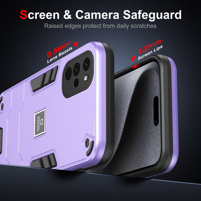 Motorola Moto G22 2 in 1 Shockproof, Lightweight Phone Case with TPU+PC Material, Fashionable Design, and Precise Cut-outs