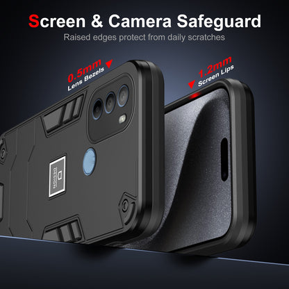 Motorola Moto G31 2 in 1 Shockproof, Lightweight Phone Case with TPU+PC Material, Fashionable Design, and Precise Cut-outs