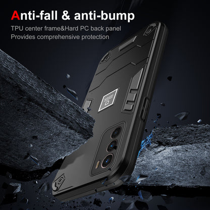 Motorola Moto G42 2 in 1 Shockproof, Lightweight Phone Case with TPU+PC Material, Fashionable Design, and Precise Cut-outs