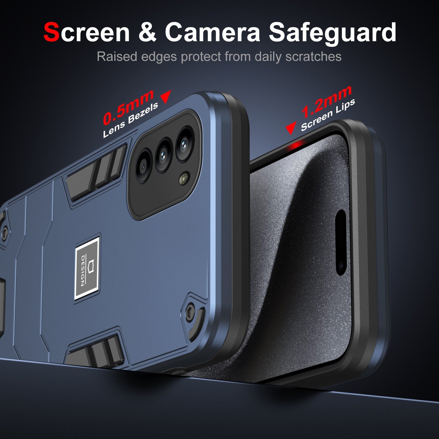 Motorola Moto G52 2 in 1 Shockproof, Lightweight Phone Case with TPU+PC Material, Fashionable Design, and Precise Cut-outs