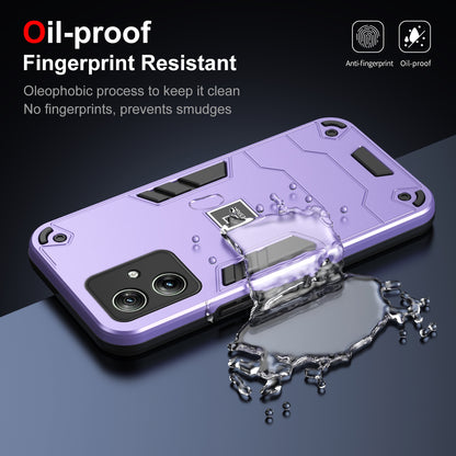 Motorola Moto G54 2 in 1 Shockproof, Lightweight Phone Case with TPU+PC Material, Fashionable Design, and Precise Cut-outs