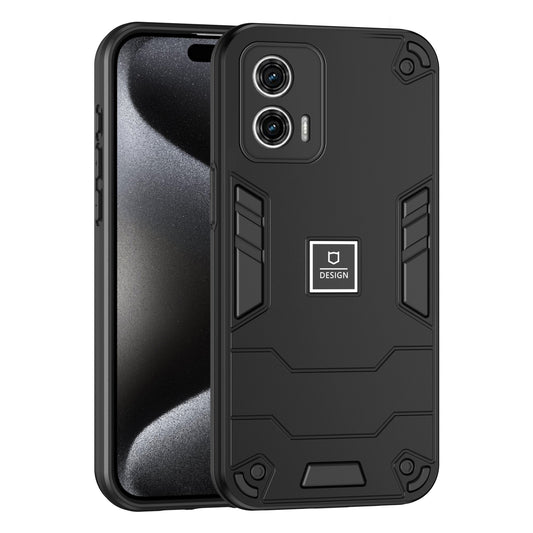 Motorola Moto G73 2 in 1 Shockproof, Lightweight Phone Case with TPU+PC Material, Fashionable Design, and Precise Cut-outs