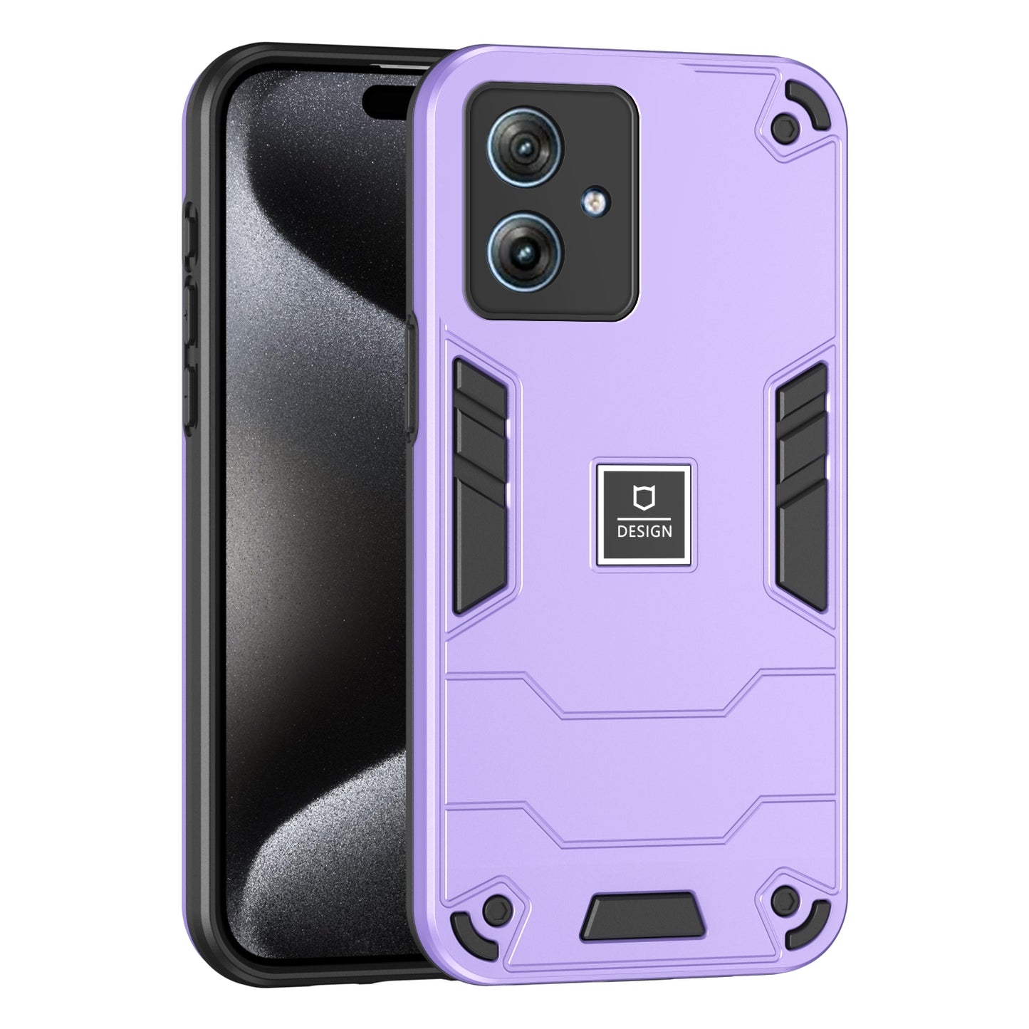 Motorola Moto G 2023 5G 2 in 1 Shockproof, Lightweight Phone Case with TPU+PC Material, Fashionable Design, and Precise Cut-outs