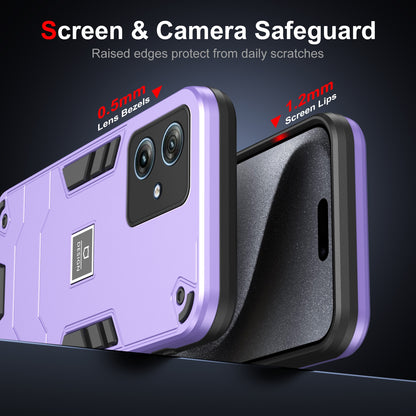 Motorola Moto G 2023 5G 2 in 1 Shockproof, Lightweight Phone Case with TPU+PC Material, Fashionable Design, and Precise Cut-outs