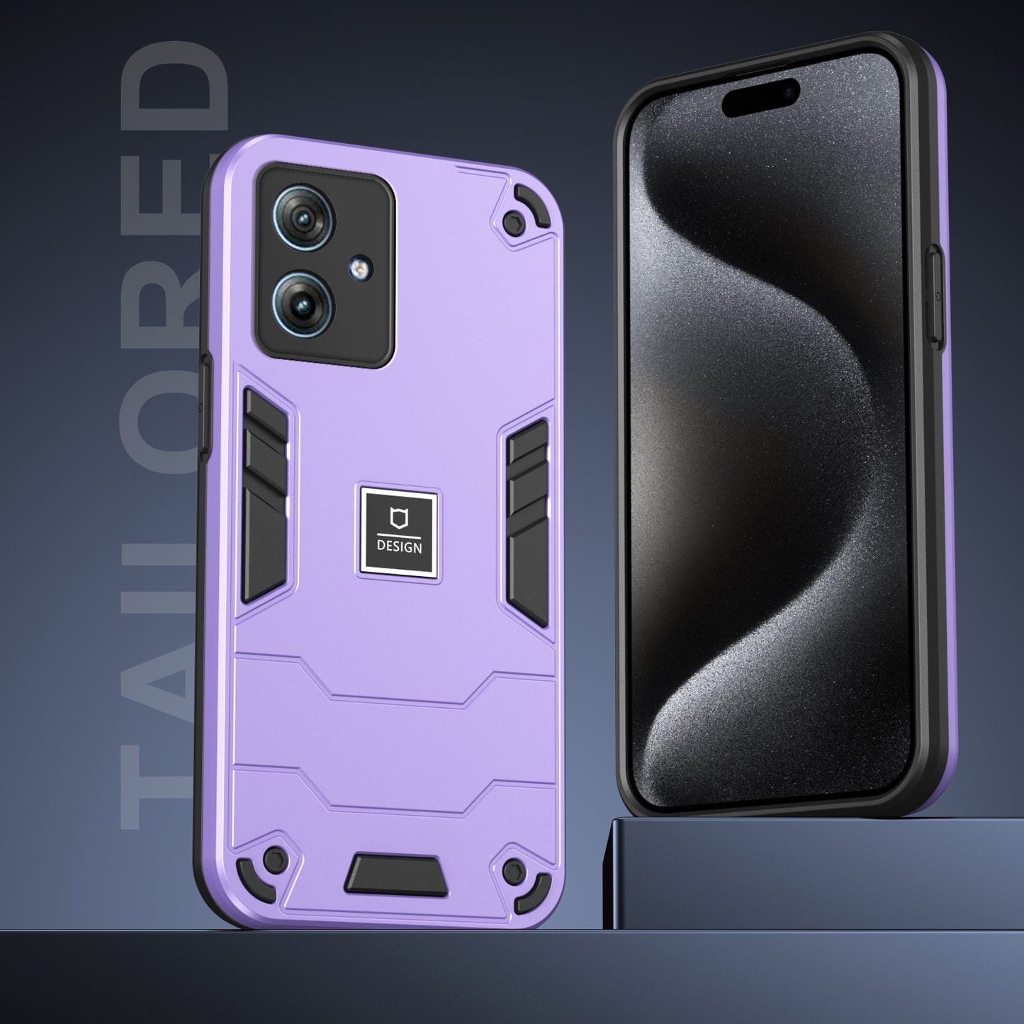 Motorola Moto G 2023 5G 2 in 1 Shockproof, Lightweight Phone Case with TPU+PC Material, Fashionable Design, and Precise Cut-outs