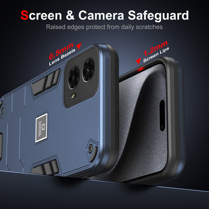 Motorola Moto G 2024 5G 2 in 1 Shockproof, Lightweight Phone Case with TPU+PC Material, Fashionable Design, and Precise Cut-outs