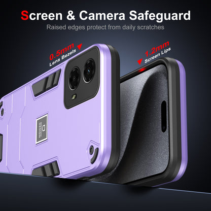 Motorola Moto G 2024 5G 2 in 1 Shockproof, Lightweight Phone Case with TPU+PC Material, Fashionable Design, and Precise Cut-outs