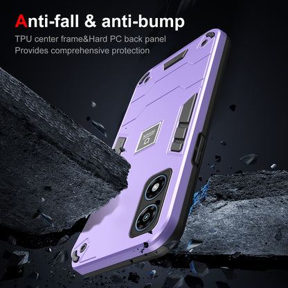 Motorola Moto G Play 2024 2 in 1 Shockproof, Lightweight Phone Case with TPU+PC Material, Fashionable Design, and Precise Cut-outs