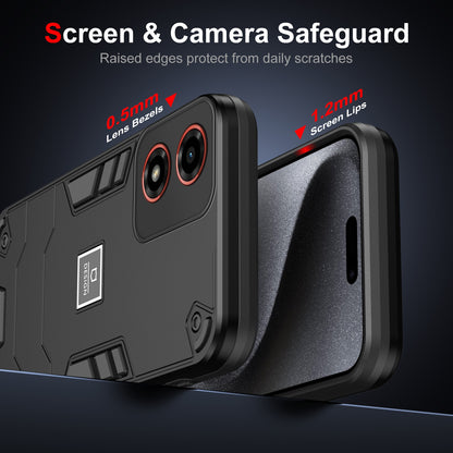 Motorola Moto G04 2 in 1 Shockproof, Lightweight Phone Case with TPU+PC Material, Fashionable Design, and Precise Cut-outs