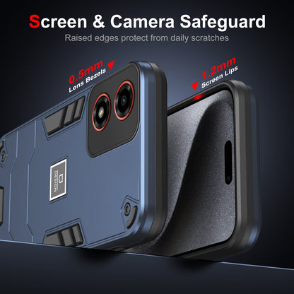 Motorola Moto G04 2 in 1 Shockproof, Lightweight Phone Case with TPU+PC Material, Fashionable Design, and Precise Cut-outs
