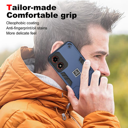 Motorola Moto G04 2 in 1 Shockproof, Lightweight Phone Case with TPU+PC Material, Fashionable Design, and Precise Cut-outs