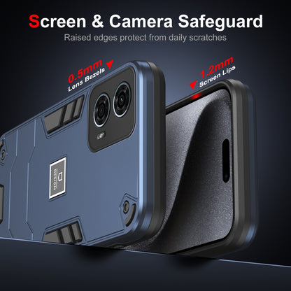 Motorola Moto G24 Power 2 in 1 Shockproof, Lightweight Phone Case with TPU+PC Material, Fashionable Design, and Precise Cut-outs