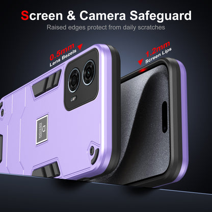 Motorola Moto G24 Power 2 in 1 Shockproof, Lightweight Phone Case with TPU+PC Material, Fashionable Design, and Precise Cut-outs
