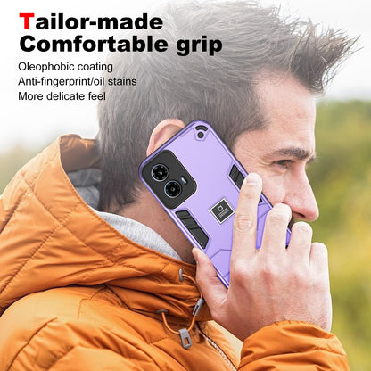 Motorola Moto G34 2 in 1 Shockproof, Lightweight Phone Case with TPU+PC Material, Fashionable Design, and Precise Cut-outs