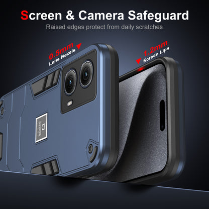 Motorola Edge 5G 2024 2 in 1 Shockproof, Lightweight Phone Case with TPU+PC Material, Fashionable Design, and Precise Cut-outs