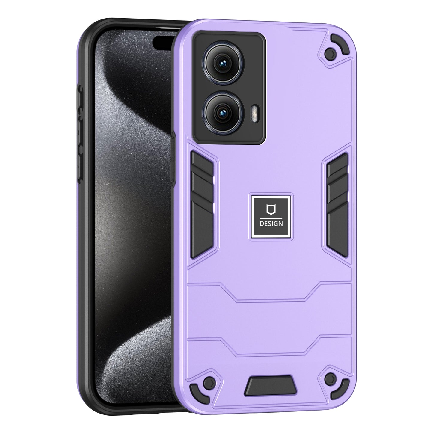 Motorola Edge 5G 2024 2 in 1 Shockproof, Lightweight Phone Case with TPU+PC Material, Fashionable Design, and Precise Cut-outs